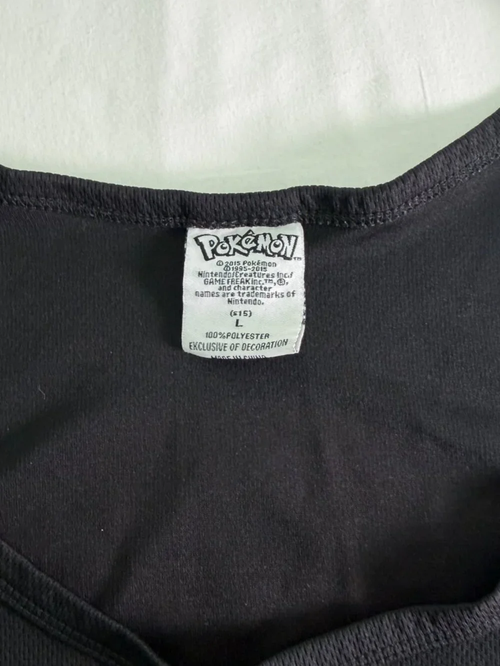 Pokémon Tank Top Black Graphic Pikachu Charmander Squirtle Bulbasaur Size L - Picture 2 of 6